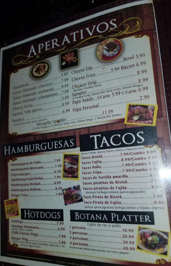 La Sirena Carnes y Mariscos- Menu- Alton - Closed - Menutex