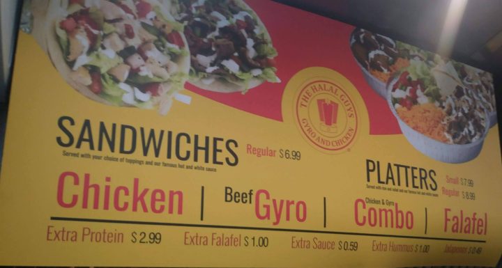 The Halal Guys- Menu- Houston – Menutex
